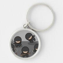 Ninjas Keychain - Choose Style & Size!