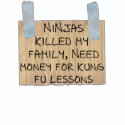 Ninjas Killed My Family T-Shirt shirt