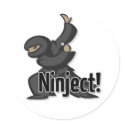 Ninject Shuriken Sticker by nkohari Ninject Shuriken Sticker