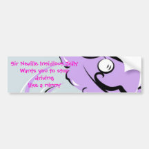 Ninny Drivers Bumper Sticker
