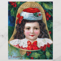 Niño 2 del navidad tarjeton