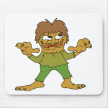 Niño del hombre lobo tapete de raton