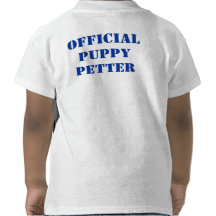 Niño oficial de Petter del perrito Camisetas