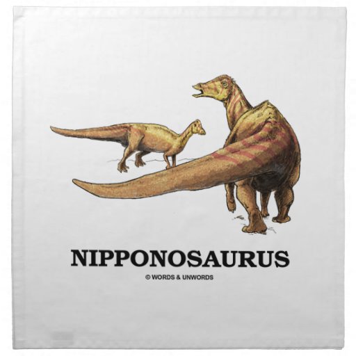 Nipponosaurus (Lambeosaurine Hadrosaurid) Napkin