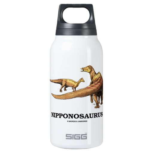 Nipponosaurus (Lambeosaurine Hadrosaurid) 10 Oz Insulated SIGG Thermos Water Bottle