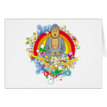 Nirvana Buddha Card
