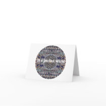 Nirvana .In a perfect world Note Card