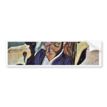 Nirvana Portrait Of Meyer De Haan By Gauguin Paul Bumper Sticker