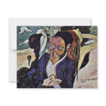 Nirvana Portrait Of Meyer De Haan By Gauguin Paul Personalized Invite