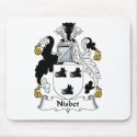 Nisbet Family Crest mousepads