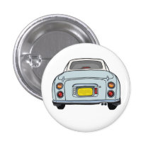 Nissan Figaro - aguamarina pálida - insignia del b Pins