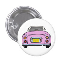 Nissan Figaro - insignia rosada del botón Pins