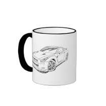 Nissan Skyline GTR R35 Coffee Mugs