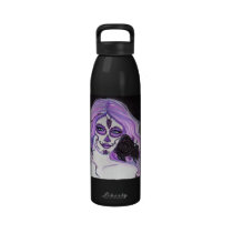 Nita Day of the Dead liberty bottle by Renee Reusable Water Bottle