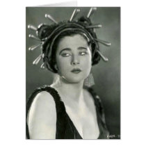 Nita Naldi 1920s portrait greeting card