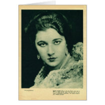 Nita Naldi 1922 vintage portrait card
