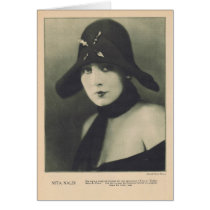 Nita Naldi 1926 Greeting Cards