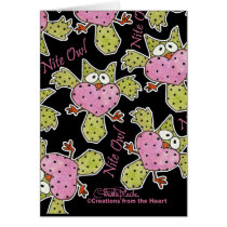 Nite Owl Collage cards
