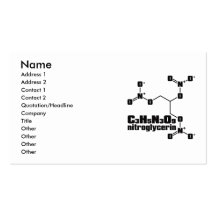 nitroglycerin business card templates