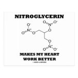 Nitroglycerin Makes My Heart Work Better Post Cards