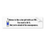 Nitrous Girl Bumper Sticker