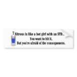 Nitrous Girl Bumper Sticker