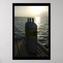 Nitrox Tanks Poster Print