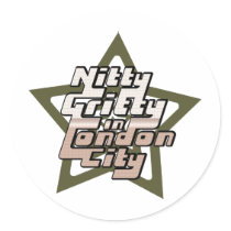 Nitty Gritty in London City stickers by grimewave Nitty Gritty in London City stickers