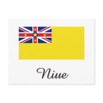 Niue Flag Design postcards