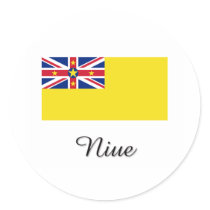 Niue Flag Design stickers by flagshirt Niue Flag Design stickers