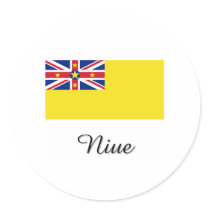 Niue Flag Design stickers by flagshirt Niue Flag Design stickers