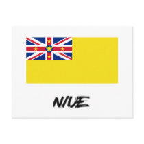 Niue Flag postcards