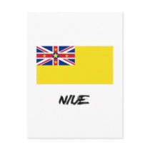 Niue Flag postcards