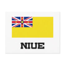 Niue Flag postcards