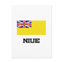 Niue Flag postcards
