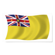 Niue Flag Poster Print