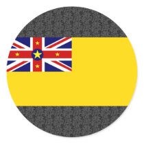 Niue Flag stickers by coolcountry Niue Flag stickers