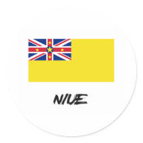 Niue Flag stickers by flagshirt Niue Flag stickers