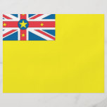 Niue Island Flag Custom Flyer