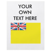 Niue Island Flag Custom Flyer