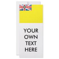 Niue Island Flag Rack Cards