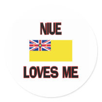 Niue Loves Me stickers by flagshirt Niue Loves Me stickers
