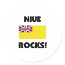 Niue Rocks stickers by flagshirt Niue Rocks stickers
