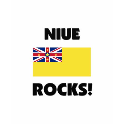 Niue Rocks T-shirts by flagshirt