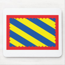 Nivernais Flag Mousepad by FlagTshirts Nivernais Flag Mousepad