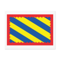 Nivernais Flag Postcard by FlagTshirts Nivernais Flag Postcard