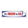 Nixon 1960 Bumper Sticker