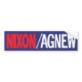 Nixon 1968 Bumper Sticker