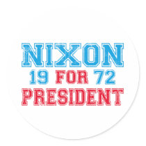 Nixon 1972 election sticker