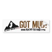 NJ OFF-ROAD GOT MUD? bumper stickers by jwalk487 NJ OFF-ROAD GOT MUD? bumper stickers
